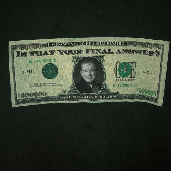 Vintage 90s “who wants to be a millionaire”? Tee - Picture 2 of 11